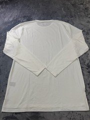 CUTS Clothing Men’s Henley Split-Hem Long Sleeve Large White NWOT