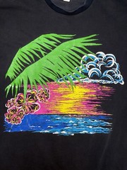 Vintage 80s 90s The Body Co Surfer Beach California Ocean Tropical T Shirt