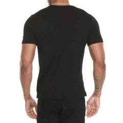 New Men T-Shirt Black Stylish Handmade Lambskin Genuine Leather Fashion Summer