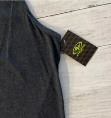 Athletic Works Mens Round Neck Black Heather DriWorks Active Tank Top S 34-36