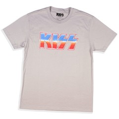 KISS Junior’s Colorful Band Logo Boyfriend T-Shirt