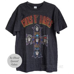 Guns N’ Roses Appetite for Destruction Tri-Blend Special Soft Fabric T-shirt MEN