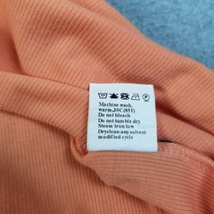 JMIERR Henley Shirt Men’s XL Orange Ribbed Short Sleeve Casual Tee Stretch Knit