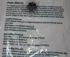 Stafford Polo Mens Heavyweight 3 Pack Crew Neck Cotton Shirts White XL NOS Vtg