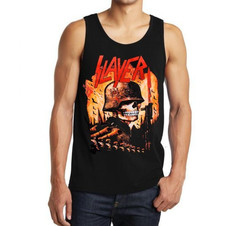 Slayer Soldier Rock Band Men’s Black Tank Tops