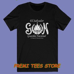 El Salvador Guardia Nacional Men’s Black Size S-3XL