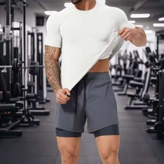 Men’s Short Sleeve Gym Muscle T-Shirt Fitness Tee Workout Slim Fitted Thin Tops