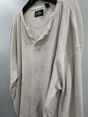 Redhead 5XL Heavyweight Thermal Henley Waffle Knit 100% Cotton Long John Shirt