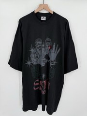 Vintage Pro Team Shirt Men’s 5XLT Tall Black Crew Heavy Weight Graphic Print