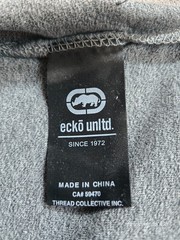 Ecko Unltd Men’s Crewneck White/Gray Marled Logo T-Shirt Size S, M, L, XL