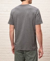 NWOT-Pact-Men’s Organic SoftSpun Essential V-Neck Tee-Med Grey Heather- (LARGE)