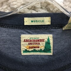 VINTAGE Abercrombie Fitch Shirt Medium Adult Blue Slalom Team District 9 Mens M