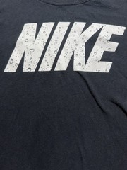 Nike Black Tee Mens Size L Short Sleeve With Water Nike Logo