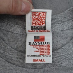 Navy Shirt Mens S Gray Blue Bayside Military Workout Run Uniform