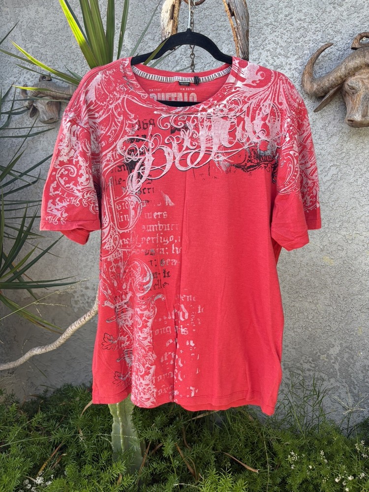 Vintage Y2K Buffalo by David Bitton Shirt Cybersigel Punk Size L