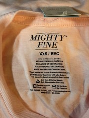 mighty fine shirt pink XXS treat yourself