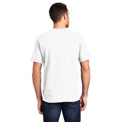 District DT6000 Very Important Plain Tee T Shirt Unisex S M L XL 2XL White Smoke