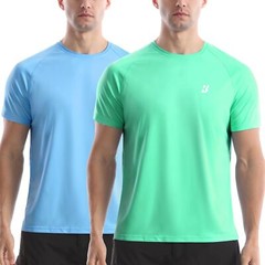 Men’s Short Sleeve Rash Guard UPF 50+ Sun Protection Quick Dry Lightweight Swim