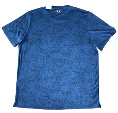 NWT Under Armour Loose Fit Blue Tech Pixelate Tshirt Size 3XLT