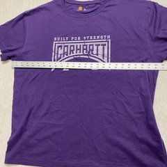 Carhartt Built for Strength T-Shirt Mens XL Purple Graphic Print Cotton Comfort