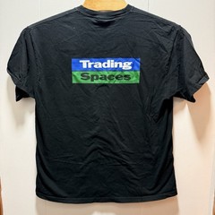 Vintage Discovery Channel TLC Trading Spaces T-Shirt Size XL Black Short Sleeve