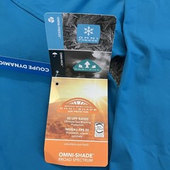 NEW Columbia PFG Shirt Wild Cast Sun Shirt UPF Omni-Shade Blue Mens Size MEDIUM