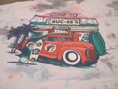 Buc-ee’s “Gone to Buc-ee’s” Tie Dye Surfboard T-Shirt Size 3XL WOW!!!