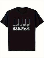 Retro Golf T Shirt Funny Golfer Slogan Club Graphic Casual Sport Gift Tee