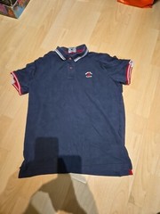 Mens Beverly Hills Polo Club Top Polo Shirt Blue Size XL As Pictured (R7)