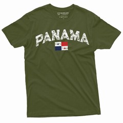 Panama T-shirt PanamÃ¡ Flag Coat of Arms Tee Shirt Nation Patriotic Tee