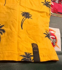 From Travis Kelce Storage Find ! 10 DEEP Two Tone Palm Tree Design T Shirt XL !