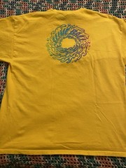 Vintage NHS Slime Ball Skateboards Yellow T Shirt Sz 2XL (25.5in W X 30in L) Y2K