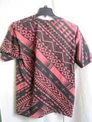 Vintage Shaka Active Tribal Print Black & Red XL T-shirt