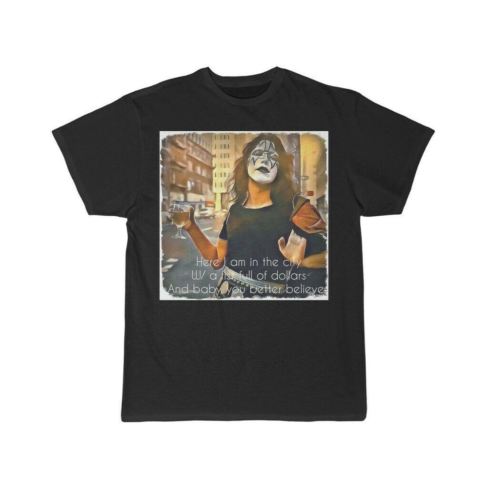 Ace Frehley NY Groove Black Short Sleeve Unisex All Size S-234XL