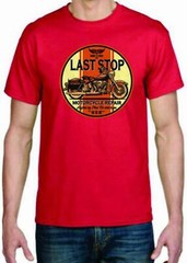 Adult DryBlend® T-Shirt – ( LAST STOP – BIKER / CHOPPER)