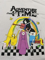 Adventure Time Cartoon Network Long Sleeve Graphic Shirt Size 2XL