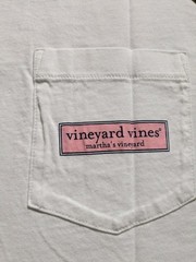 NWT Vineyard Vines Shirt Men’s Medium White Short Sleeve Box Logo Tee $45