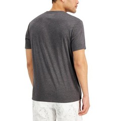 Alfani T-Shirt Mens Small Black/White V-Neck Cotton Blend Short Sleeve