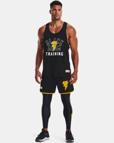 Under Armour Project Rock Black Adam Tank Training Men’s XXL 2XL UA NWT