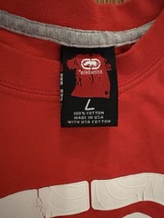 Ecko Unltd. Spider-Man Black Rhino Exhibit Red Cotton Crewneck Tee Men’s L