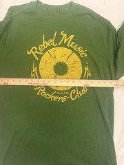 Old Navy Men’s Long Sleeve Waffle Shirt Green W Itch Yellow Logo Large