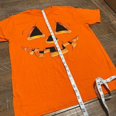Way to Celebrate Size M Halloween Jack-O-Lantern Pumpkin Graphic T-Shirt Fall