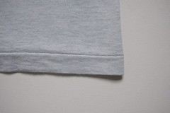MUNSINGWEAR VTG 90s RETRO USA MADE BLANK REVERSIBLE SLEEVE GRAY T SHIRT SZ M