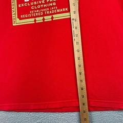 Avirex Mens Superior Grade Authentic Graphic T-Shirt Red Size M Warrior Pack NYC