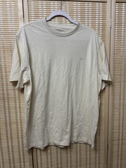 American Eagle Men’s Super Soft Lived In T-Shirt With Icon Size Large Cream