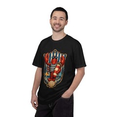 Deckchair Stripe Lobster Beach Guardian T-Shirt Graphic