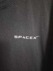 SpaceX Black Size 5 x T SHIRT READ DESCRIPTION As-Is