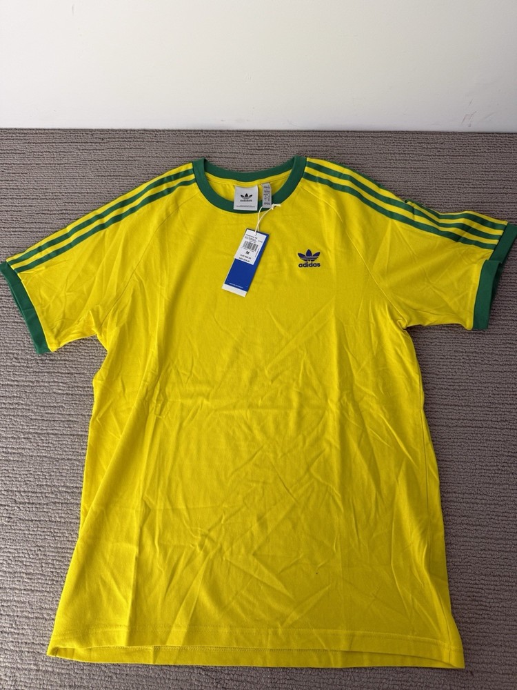 Adidas HK7422 Brazil FB Nations Tee – Men’s Brazil Football T-Shirt
