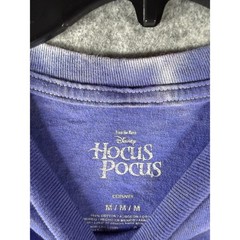 Disney Hocus Pocus Tie Dye Shirt Mens Medium Purple Black Binx Cat Halloween Tee