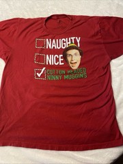 Elf the Movie Cotton Headed Ninny Muggins Christmas Shirt Unisex Fit Mens XLarge